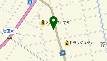 美容室てとの地図画像
