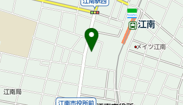 日能研東海江南校の地図画像