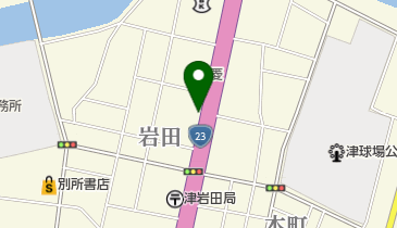 ファディー津岩田店の地図画像