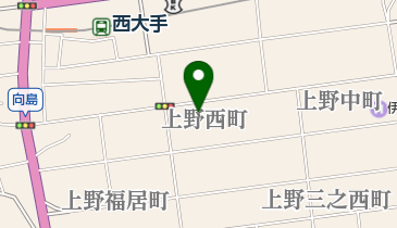 西町やかかんの地図画像