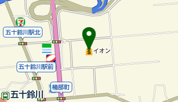 コスメティックス紅筆イオン伊勢店の地図画像