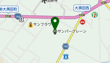 サンパークスイミングスクールの地図画像