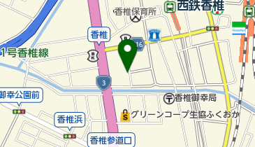 ケイロウ(KEiROW)福岡東区ステーションの地図画像