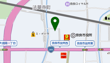 奈良動物霊園の地図画像