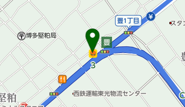 クリエィティブスタジオイノセンス博多店の地図画像