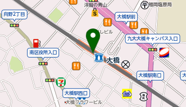 田頭茶舗レイリア(RAIRIA)Ohashi店の地図画像