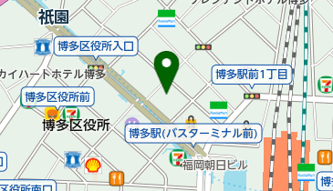 名鉄観光サービス株式会社福岡支店の地図画像