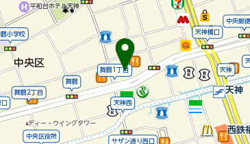 高松建設株式会社福岡営業所の地図画像