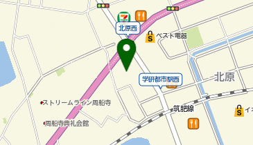 メガフェイス1030の地図画像