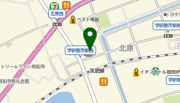 ドミノ・ピザ九大学研都市店の地図画像