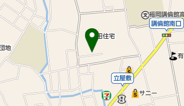 有田団地第2集会所の地図画像