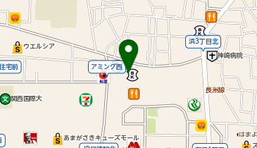 銘柄豚焼肉専門店徳河の地図画像