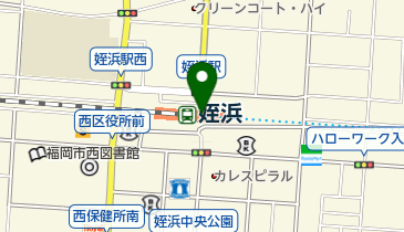 アップスイングえきマチ1丁目姪浜店の地図画像