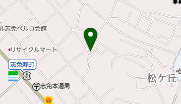 バイクガレージの地図画像