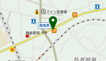 肉釜うどん長者原店の地図画像