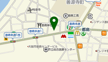こがね都島店の地図画像
