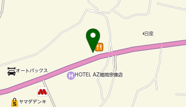 チェッカーモータースアプルーブド宗像の地図画像