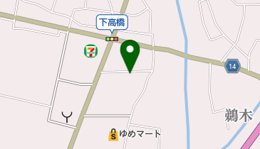 下高橋公民館の地図画像