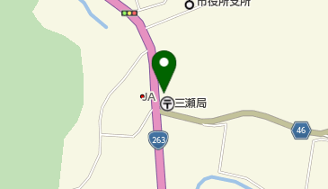 中村石油店 三瀬給油所の地図画像