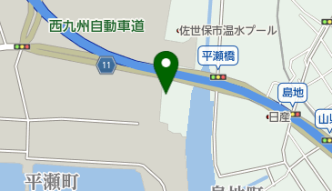 海上自衛隊佐世保地方総監部の地図画像