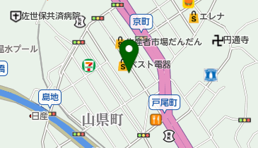 楽膳の地図画像