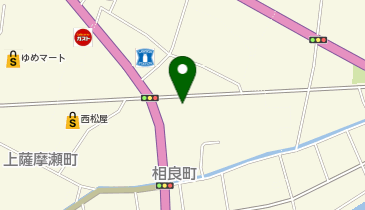 カーショップWフィールド人吉第2展示場の地図画像