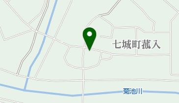 菊池市 七城体育館の地図画像
