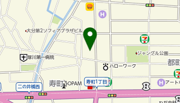 グットジョブ大分支店の地図画像
