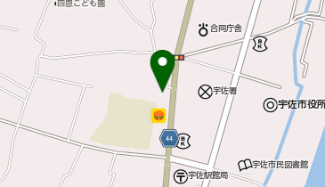 宇佐学舎の地図画像