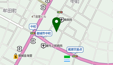 都城市役所 諸施設 中心市街地中核施設まるまる(Mallmall) 未の地図画像