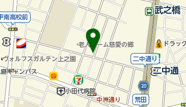 オガワ美容室の地図画像