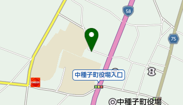 学研中種子中前教室の地図画像