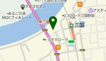 ダイアナとよなかの地図画像