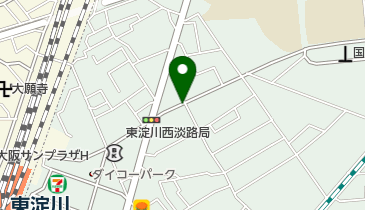 ライフデリ大阪東淀川店の地図画像