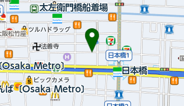 京の串揚げ祗園囃子の地図画像