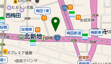 コスメガーデンエス 大阪市北区 化粧品 コスメ 530 0001 の地図 アクセス 地点情報 Navitime