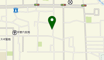 大阪市六反会館の地図画像