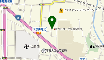 ソラナ柔整体院の地図画像