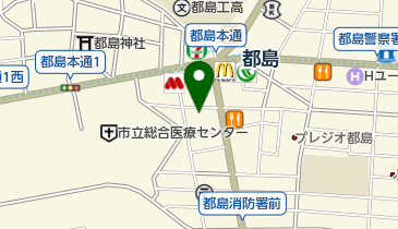 杏総合治療所の地図画像