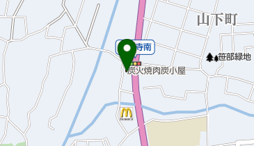 炭焼ステーキ肉ごころの地図画像