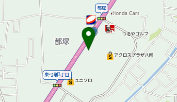 100円ショップセリアアクロスプラザ八尾店の地図画像