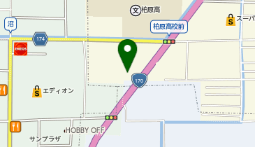 レッズスノーボードショップの地図画像