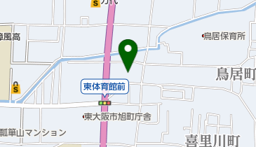 鳥居地区自治会館の地図画像