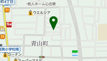 雇用促進住宅 青山宿舎の地図画像