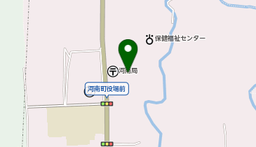 河南町役場 中央公民館・図書館の地図画像