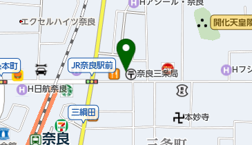 鳥メロ奈良三条通り店の地図画像