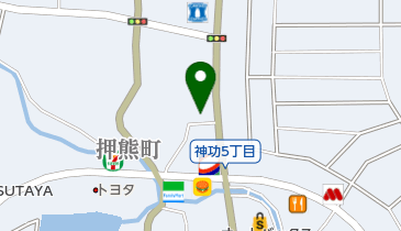 中和進学塾押熊校の地図画像