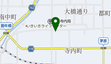 志茂ふとん店の地図画像