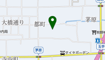 御所市茅原公民館の地図画像