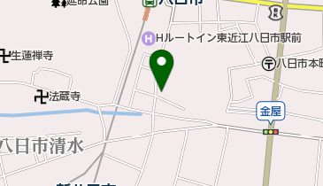桃山の地図画像